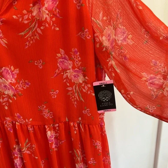 Vince Camuto orange and pink dress - Picture 7 of 7